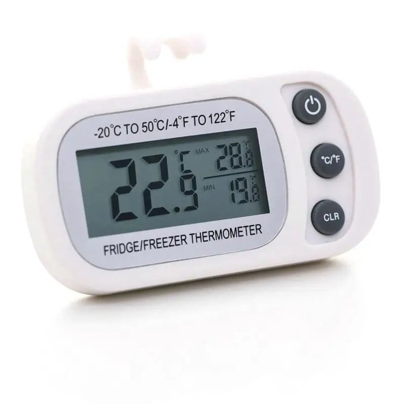 Precision Digital Thermometer Refrigerator Thermometer Waterproof Lcd Hanging Electronic Thermometer Kitchen Tools And Gadgets
Precision Digital Thermometer Refrigerator Thermometer Waterproof Lcd Hanging Electronic Thermometer Kitchen Tools And Gadgets