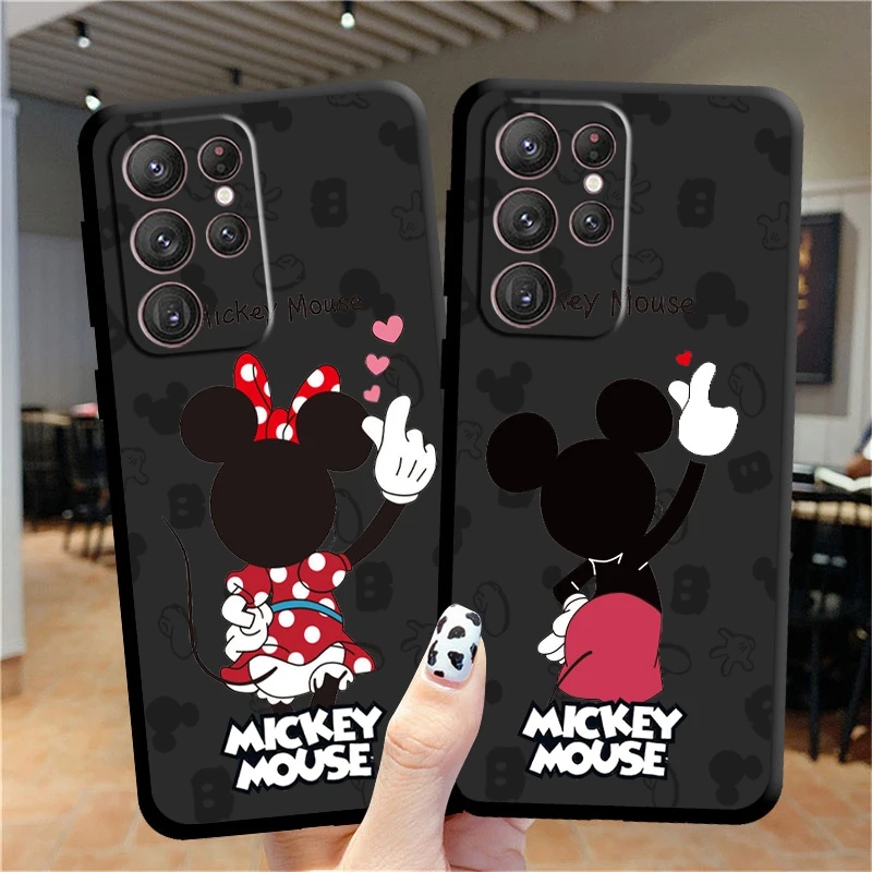 Disney Mickey Minnie Couple Phone Case For Samsung S23 S22 S21 S20 FE Ultra Pro Lite S10 S9 S8 5G S10E M52 Plus Black Cover
Disney Mickey Minnie Couple Phone Case For Samsung S23 S22 S21 S20 FE Ultra Pro Lite S10 S9 S8 5G S10E M52 Plus Black Cover