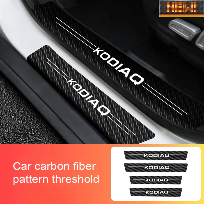4x Car Door Sill Threshold Stickers For Skoda Kodiaq Carbon Fiber Scratch Resistant Decal Auto Styling Protector Accessories
4x Car Door Sill Threshold Stickers For Skoda Kodiaq Carbon Fiber Scratch Resistant Decal Auto Styling Protector Accessories