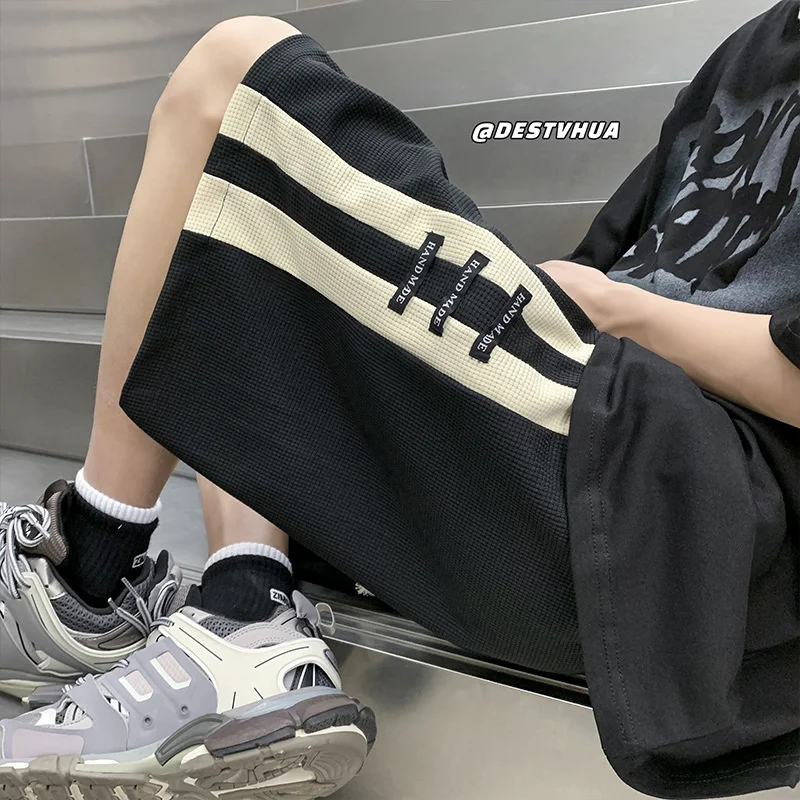 High quality Waffle shorts men's summer thin color block large size sports fashion brand trend basketball five point pants
High quality Waffle shorts men's summer thin color block large size sports fashion brand trend basketball five point pants