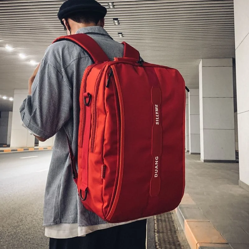 Trendy Backpack Men Oxford School Bag Hip Hop Large Capacity Men Rucksack Travel Backbag Young Boys Crossbody Shoulder Bag
Trendy Backpack Men Oxford School Bag Hip Hop Large Capacity Men Rucksack Travel Backbag Young Boys Crossbody Shoulder Bag