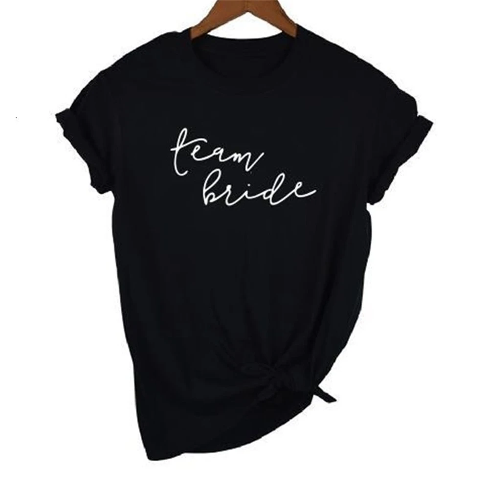 Bachelorette Party Bridesmaid Team Bride T-shirt Bridal Wedding Letter Printed Women Top Tee Bridal Bachelorette Party Gift
Bachelorette Party Bridesmaid Team Bride T-shirt Bridal Wedding Letter Printed Women Top Tee Bridal Bachelorette Party Gift