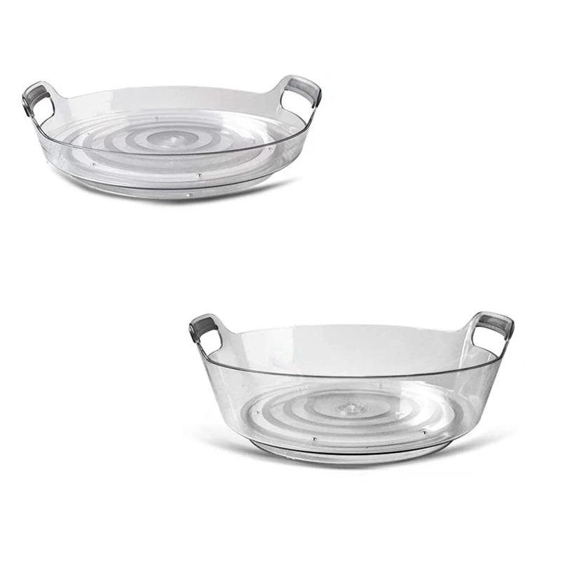 Lazy Susan Turntable Kitchen Organizer With Handle, 2 Pack Non-Skip Rotating Organization For Pantry Spice Rack S And L
Lazy Susan Turntable Kitchen Organizer With Handle, 2 Pack Non-Skip Rotating Organization For Pantry Spice Rack S And L