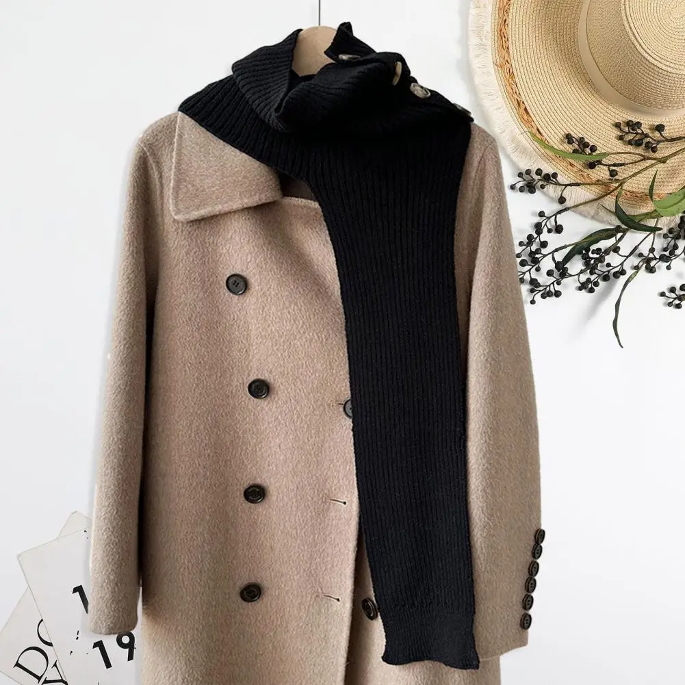 Simple Shawl Winter Warm Knitted Shawl with Lace-up Closure Women's Solid Color Neck Guard Scarf for A Stylish Cozy Look Female
Simple Shawl Winter Warm Knitted Shawl with Lace-up Closure Women's Solid Color Neck Guard Scarf for A Stylish Cozy Look Female