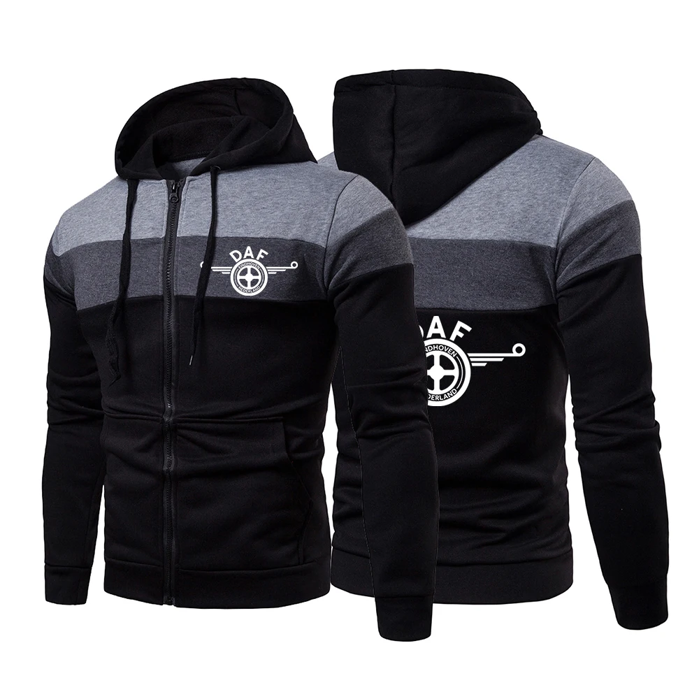 2023 DAF TRUCKS COMPANY TRUCKER LOGO Men New Multi-Pattern Printed Splicing Color Zipper Hoodies Trend Leisure Man Jackets Tops 
2023 DAF TRUCKS COMPANY TRUCKER LOGO Men New Multi-Pattern Printed Splicing Color Zipper Hoodies Trend Leisure Man Jackets Tops