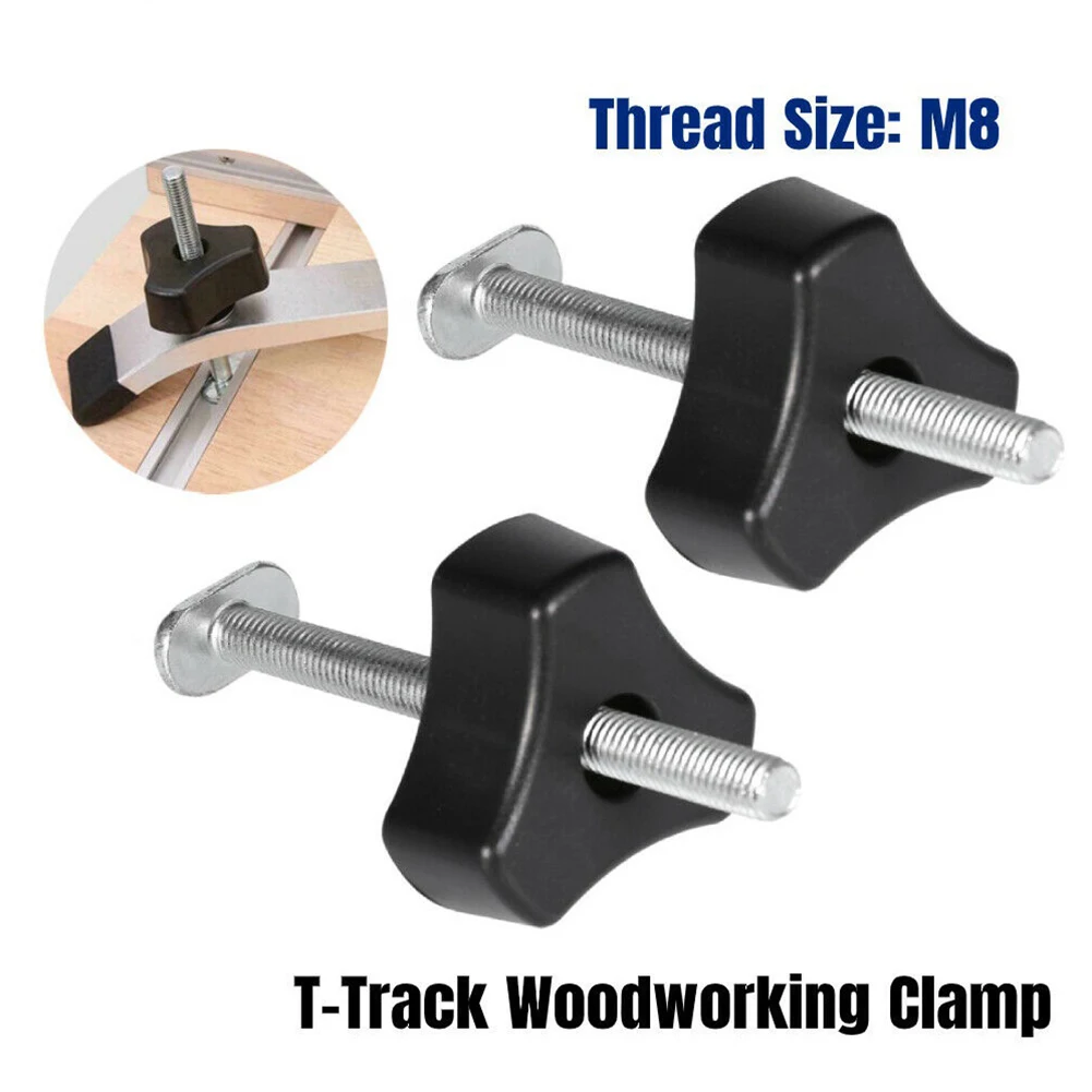 2 Pcs M8 T-Track Bolts Knobs Plastic Head T Slot Bolts Knobs Clamps For Woodworking Jigs Screws Nuts Hand Tools Clamps
2 Pcs M8 T-Track Bolts Knobs Plastic Head T Slot Bolts Knobs Clamps For Woodworking Jigs Screws Nuts Hand Tools Clamps