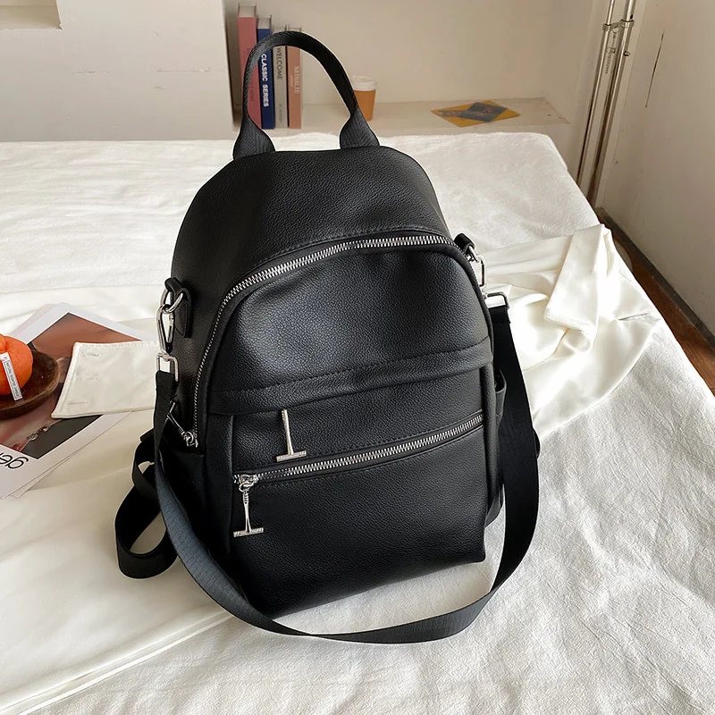 Korean Fashion Women Backpack Female Pu Leather Anti-theft Student Girls School Bags Large-capacity Travel
Korean Fashion Women Backpack Female Pu Leather Anti-theft Student Girls School Bags Large-capacity Travel