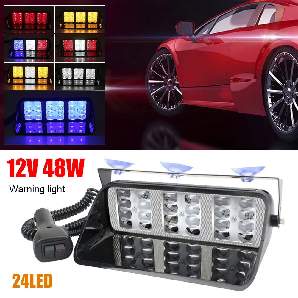Car Strobe Flashing Lights 24LED Emergency Warning Lamp Super Bright Led Signal Lamp For Car Truck Trailer Auto Accessories
Car Strobe Flashing Lights 24LED Emergency Warning Lamp Super Bright Led Signal Lamp For Car Truck Trailer Auto Accessories
