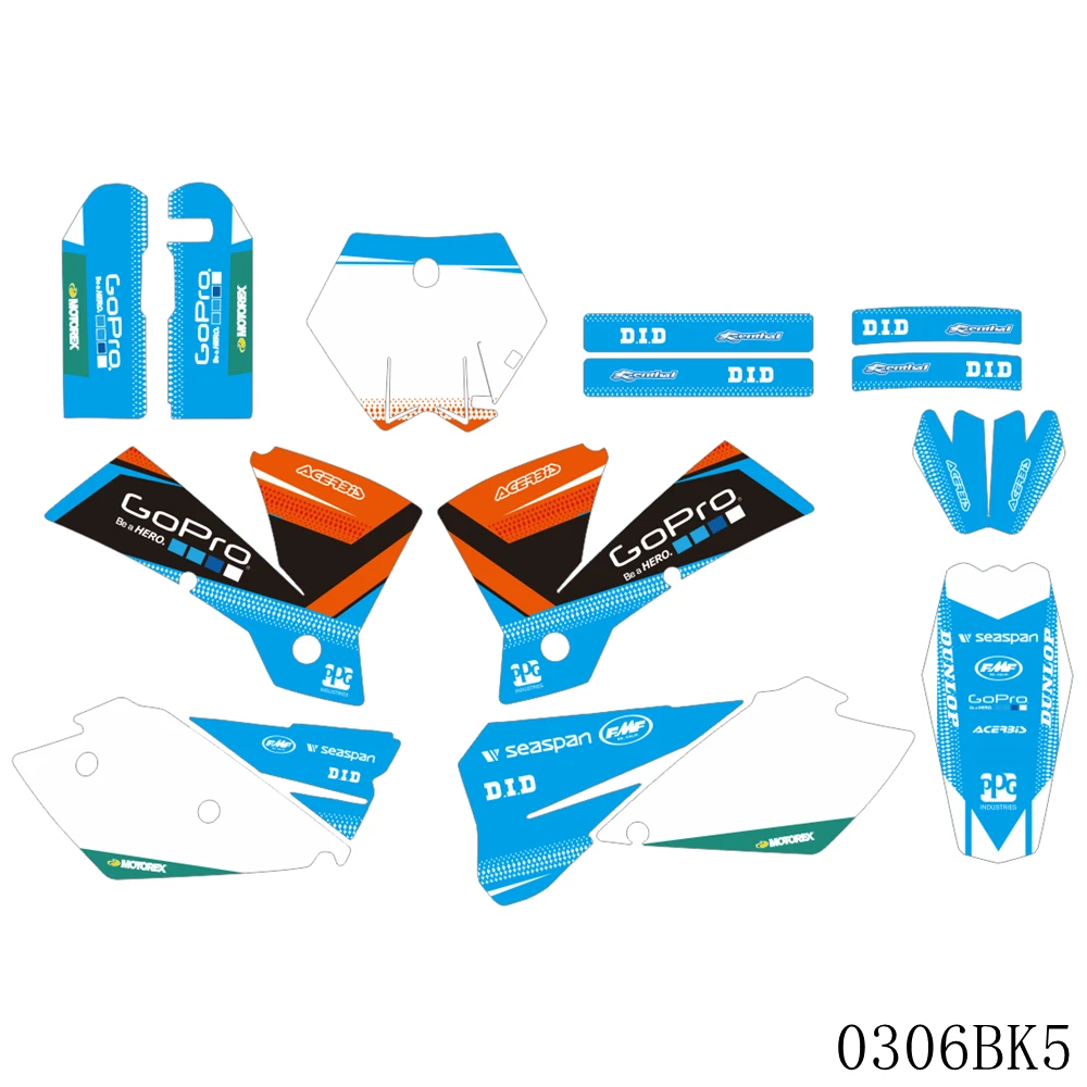 For KTM SX 125 250 SXF 450 2003 2004 Full Graphics Decals Stickers Motorcycle Background Custom Number Name
For KTM SX 125 250 SXF 450 2003 2004 Full Graphics Decals Stickers Motorcycle Background Custom Number Name