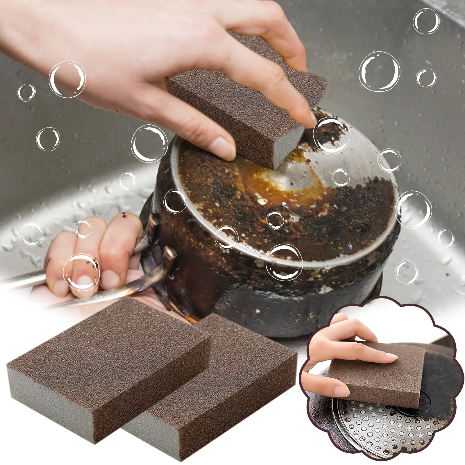 2pc Melamine Sponge Magic Emery Nano Sponge Rust Cleaning brush Cotton Kitchen Accessories Descaling Clean Rub Pot Kitchen Tools
2pc Melamine Sponge Magic Emery Nano Sponge Rust Cleaning brush Cotton Kitchen Accessories Descaling Clean Rub Pot Kitchen Tools
