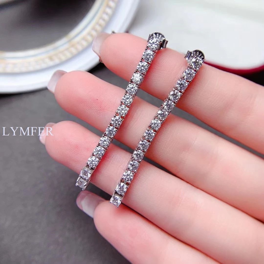 Latest Moissanite Earring Simple Lady Earrings Silver 925 Diamond Sterling Earrings
Latest Moissanite Earring Simple Lady Earrings Silver 925 Diamond Sterling Earrings