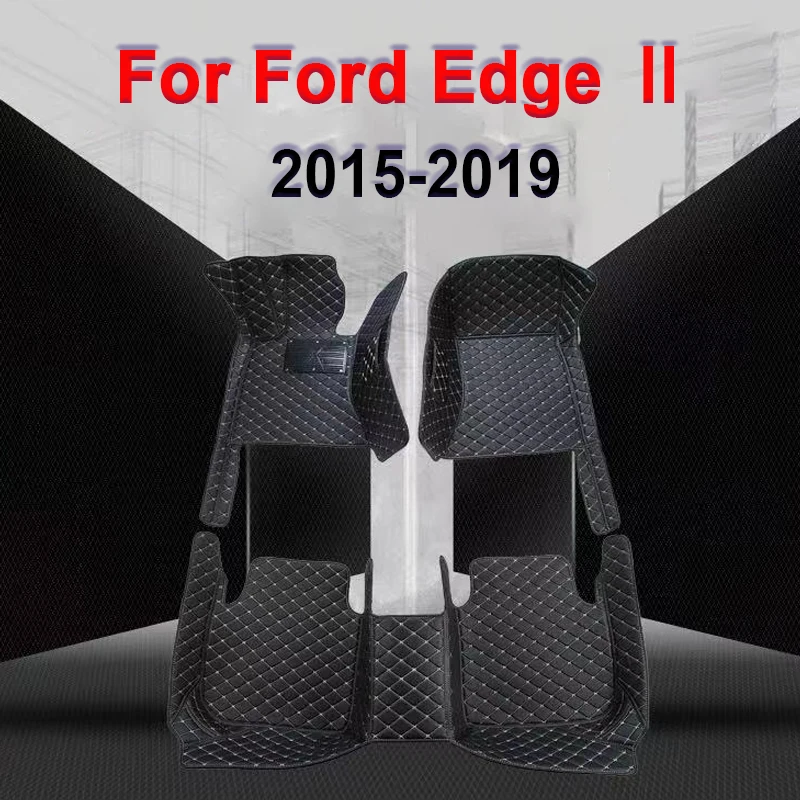 Автомобильные коврики для Ford Edge II, 5 сидений 2015-2019, индивидуальные автомобильные подкладки для ног, аксессуары для автомобиля
Автомобильные коврики для Ford Edge II, 5 сидений 2015-2019, индивидуальные автомобильные подкладки для ног, аксессуары для автомобиля