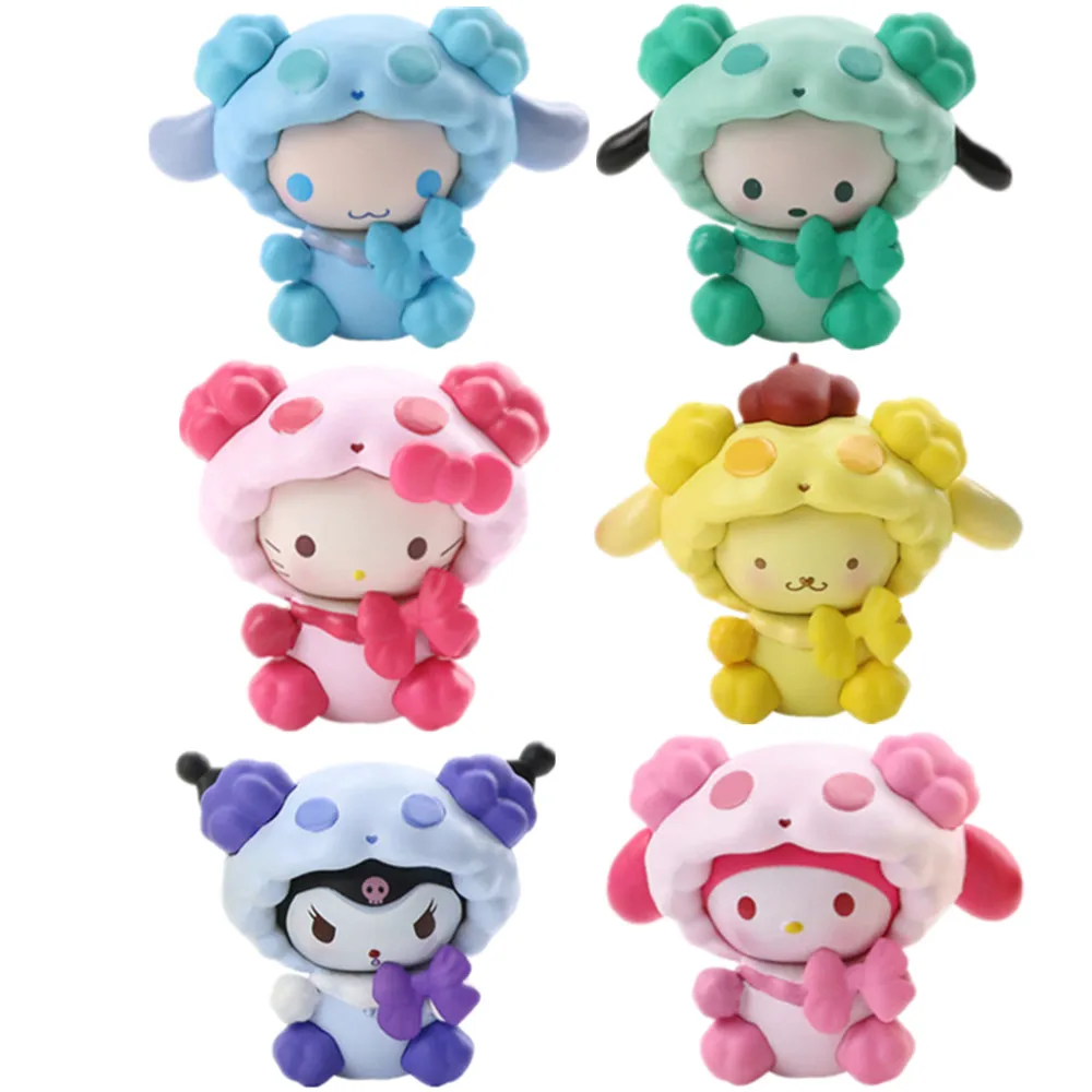 6Pcs/set New Cute Anime Kuromi My Melody Figure Collectible Model Toys Doll Diy Decoration Figure Figures Pvc Toys Gift 
6Pcs/set New Cute Anime Kuromi My Melody Figure Collectible Model Toys Doll Diy Decoration Figure Figures Pvc Toys Gift