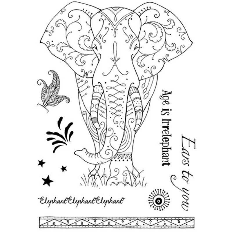 6x8.2inch Elephant Clear Stamp Animals Transparent Silicone Stamps for DIY Scrapbooking Card Making Decoration Supplies X15
6x8.2inch Elephant Clear Stamp Animals Transparent Silicone Stamps for DIY Scrapbooking Card Making Decoration Supplies X15