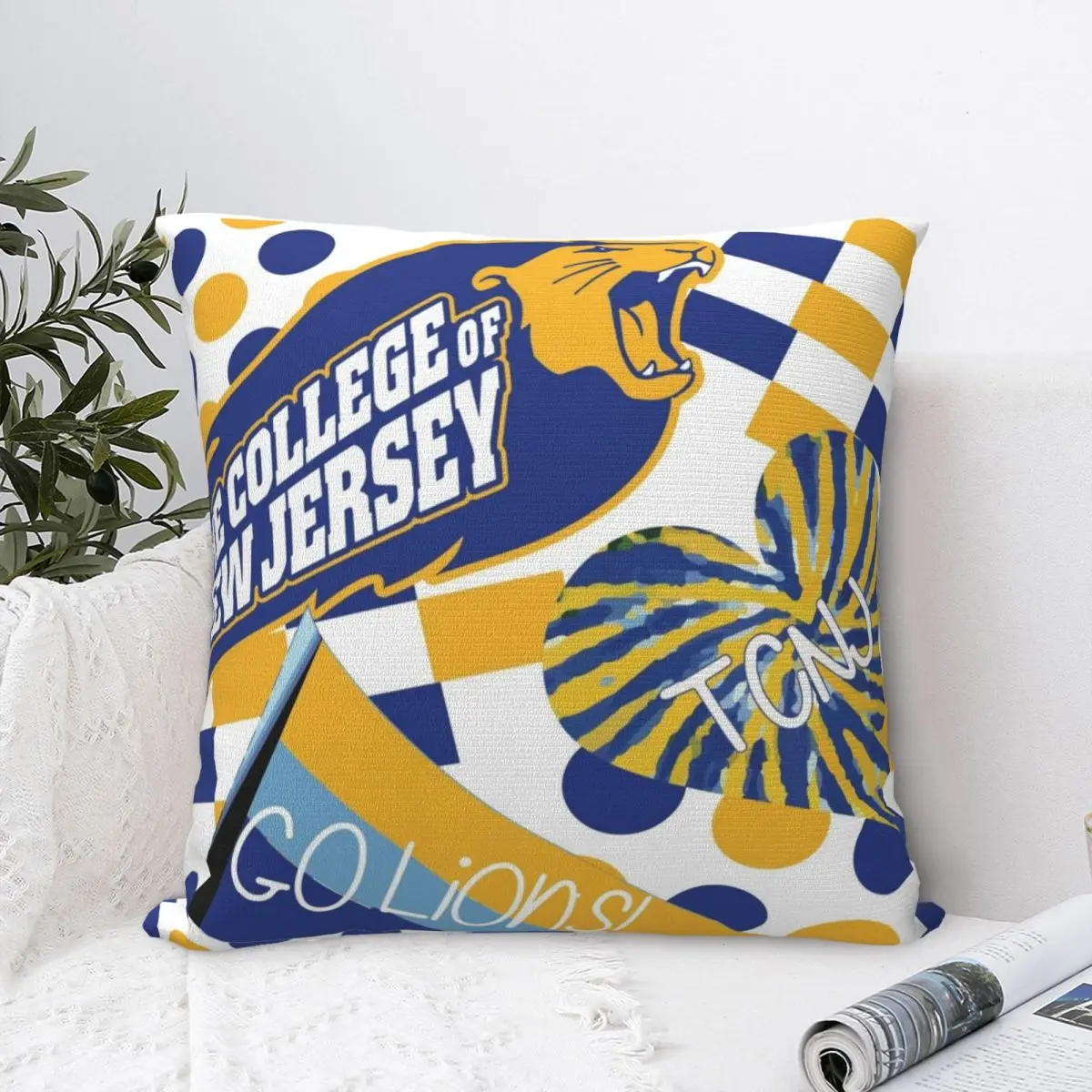 The College Of New Jersey Collage Square Pillowcase Cushion Cover Comfort Pillow Case Polyester Throw Pillow cover For Home
The College Of New Jersey Collage Square Pillowcase Cushion Cover Comfort Pillow Case Polyester Throw Pillow cover For Home