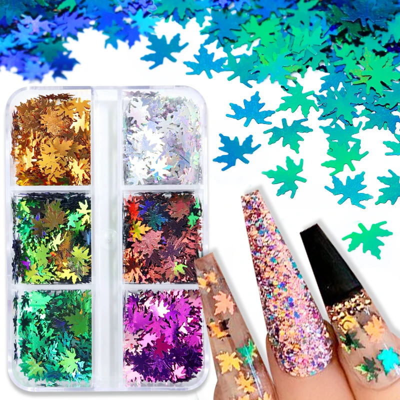 Chamaeleon Green Leaf Nail Art Glitter Sequin Holographic Flakes Set Four Leaves Manicure Decortion Accessories Supplies
Chamaeleon Green Leaf Nail Art Glitter Sequin Holographic Flakes Set Four Leaves Manicure Decortion Accessories Supplies