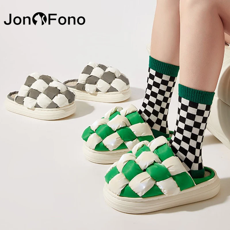 JonoFono Women Winter Shoes 2023 New Fashion Plush Warm Ins Home Slippers Ladies Fashion Cool Daily Female Footwear
JonoFono Women Winter Shoes 2023 New Fashion Plush Warm Ins Home Slippers Ladies Fashion Cool Daily Female Footwear