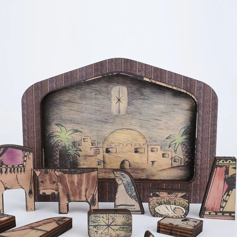 Wooden Jesus Jigsaw Puzzle Wood Burning Design The Nativity Mystery Nativity Jigsaw Customization Suitable For Desk Decorations
Wooden Jesus Jigsaw Puzzle Wood Burning Design The Nativity Mystery Nativity Jigsaw Customization Suitable For Desk Decorations