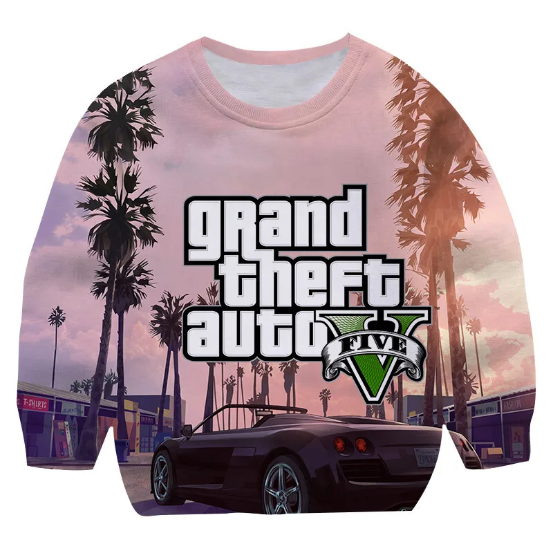 Grand Theft Auto 3d Funny Gta 5 Fancy Hoodie Long Sleeve Street Style Hooed High Quality Gta5 Game Sweatshirt round collar top
Grand Theft Auto 3d Funny Gta 5 Fancy Hoodie Long Sleeve Street Style Hooed High Quality Gta5 Game Sweatshirt round collar top