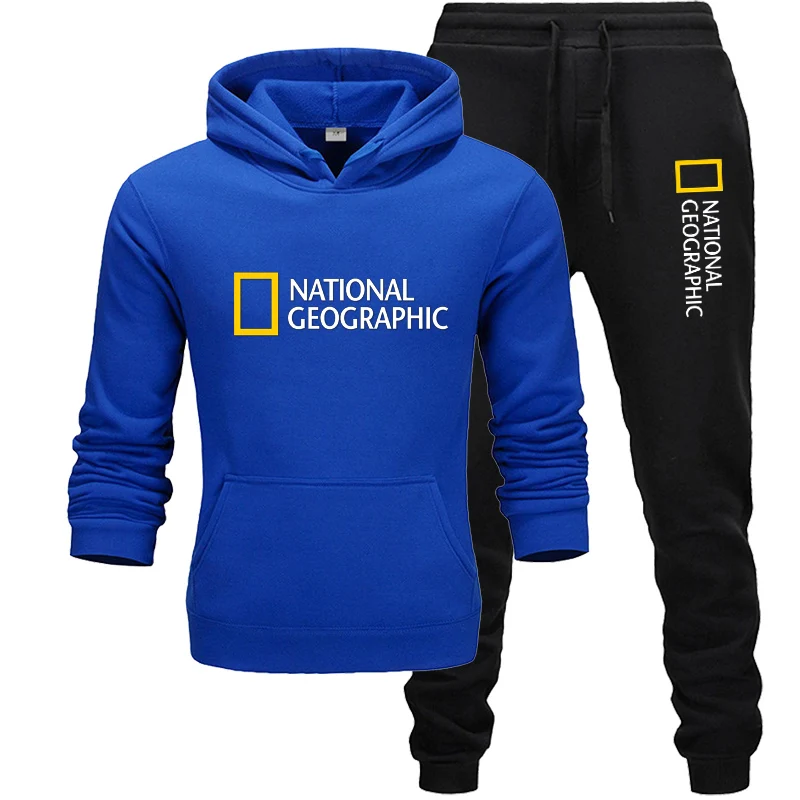 National Geographic Men's Sweatshirt + Pants 2 Piece Set Casual Sportswear Hoodies Wear Autumn And Winter New Sportswear Suit
National Geographic Men's Sweatshirt + Pants 2 Piece Set Casual Sportswear Hoodies Wear Autumn And Winter New Sportswear Suit