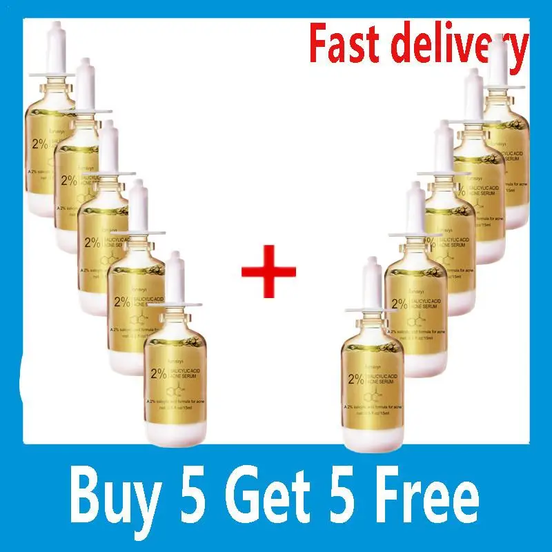 10PCS Salicylic Acid Acne Removal Serum Effective Acne Treatment Repair Spots Scar Moisturizing Oil Control Shrink Pore Skin Car
10PCS Salicylic Acid Acne Removal Serum Effective Acne Treatment Repair Spots Scar Moisturizing Oil Control Shrink Pore Skin Car
