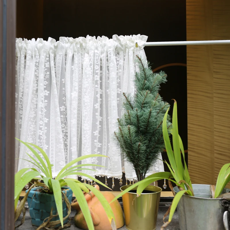 Кружевные короткие прозрачные Занавески для окна, тюлевые занавески для комнаты, кухни, занавески, полуоконные шторы, домашний декор
Кружевные короткие прозрачные Занавески для окна, тюлевые занавески для комнаты, кухни, занавески, полуоконные шторы, домашний декор
