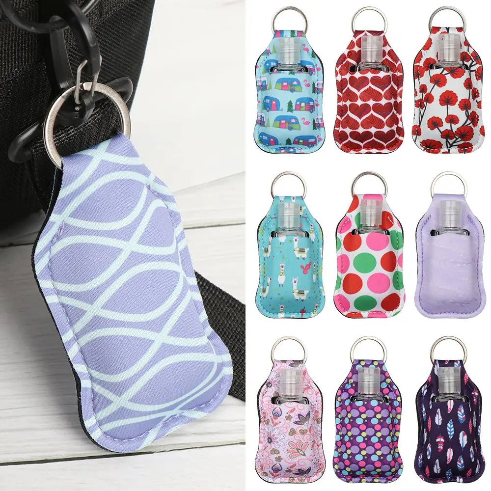 

30ml Wash Accessories Empty Cleanser Container Flip-Top Travel Bottle Liquid Dispenser Hand Sanitizer Keychain Bottles