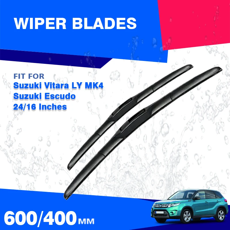 Щетки стеклоочистителя передние гибридные для Suzuki Vitara эскудо MK4 LY 2015-2023, SX4 S, 24 + 16 + 10 дюймов
Щетки стеклоочистителя передние гибридные для Suzuki Vitara эскудо MK4 LY 2015-2023, SX4 S, 24 + 16 + 10 дюймов