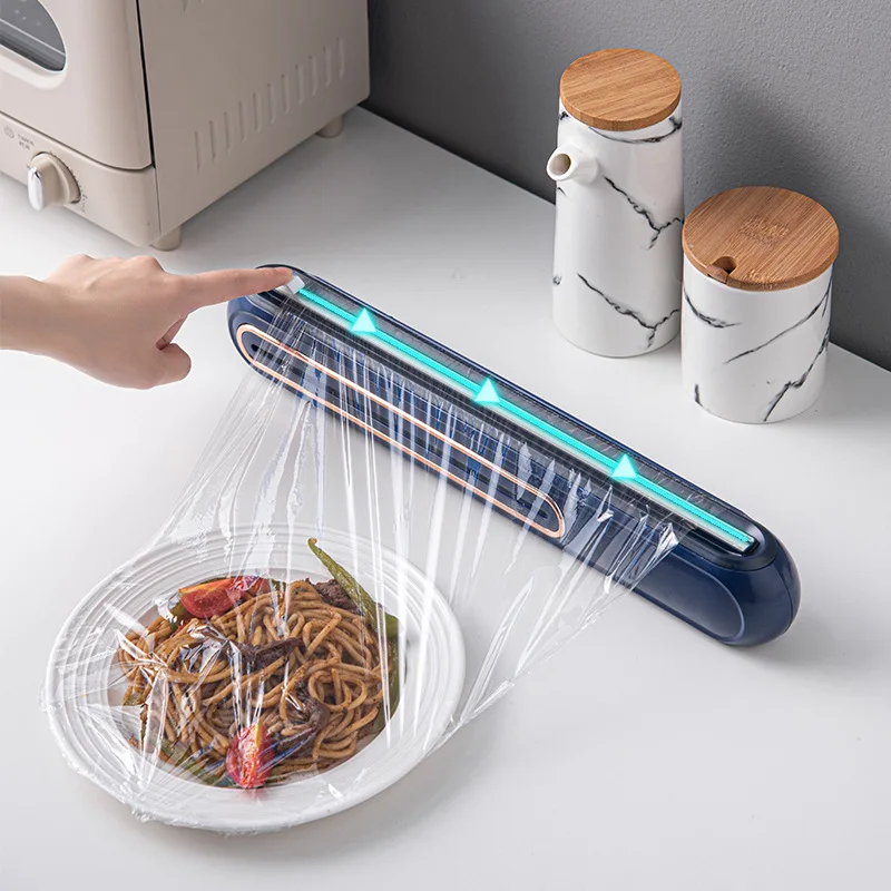Plastic Cling Film Cutting Box Kitchen Adjustable Magnetic Suction Film Cutter Storage Fresh Film Tinfoil Separator Box Cutter
Plastic Cling Film Cutting Box Kitchen Adjustable Magnetic Suction Film Cutter Storage Fresh Film Tinfoil Separator Box Cutter