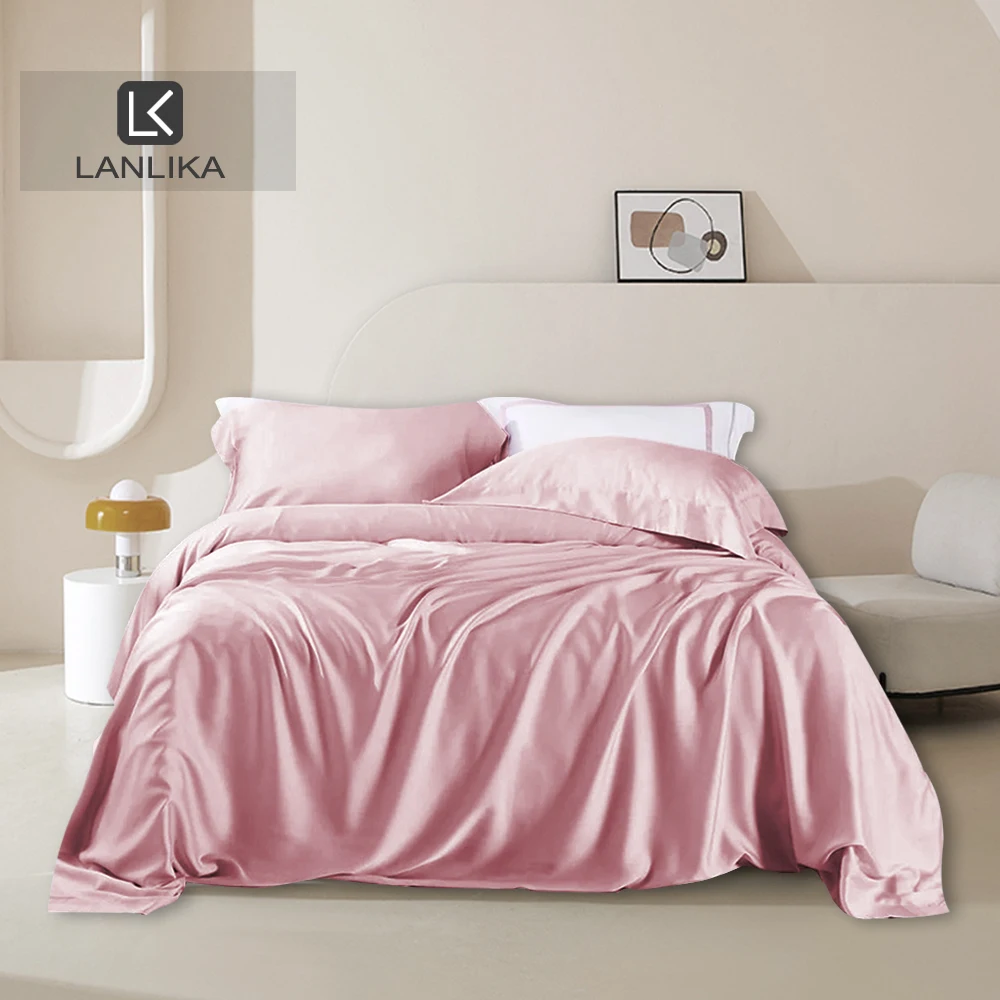 Lanlika Women Pink 100% Silk Bedding Set Luxury Duvet Cover Deep Pocket Fitted Sheet Double Queen King Flat Sheet Pillowcase
Lanlika Women Pink 100% Silk Bedding Set Luxury Duvet Cover Deep Pocket Fitted Sheet Double Queen King Flat Sheet Pillowcase