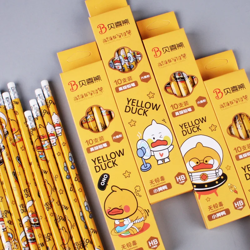 10 Pcs/pack Creative Cartoon Box Hb Pencil Student Prize Not Broken Core with Eraser Pencil Learning Stationery Wholesale
10 Pcs/pack Creative Cartoon Box Hb Pencil Student Prize Not Broken Core with Eraser Pencil Learning Stationery Wholesale