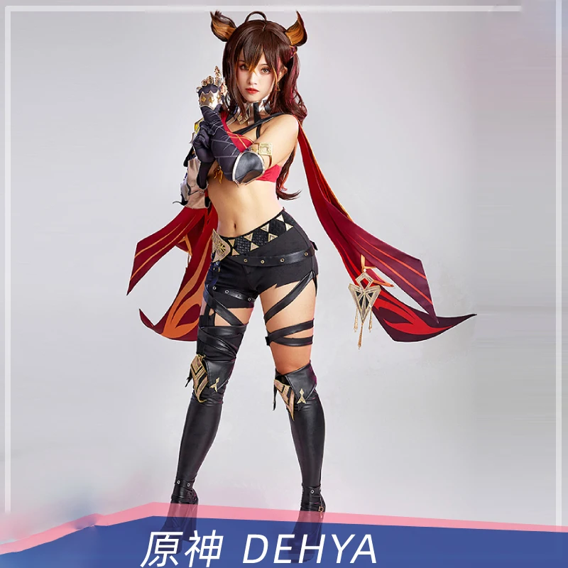 COSLEE Game Genshin Impact Dehya униформа косплей костюм топ брюки носки Blet Хэллоуин костюм для вечеринки
COSLEE Game Genshin Impact Dehya униформа косплей костюм топ брюки носки Blet Хэллоуин костюм для вечеринки