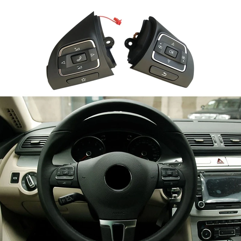 Car Multi-Function Steering Wheel Button Switch MFD for Golf MK6 Tiguan Jetta MK6 EOS 5C0959537/538
Car Multi-Function Steering Wheel Button Switch MFD for Golf MK6 Tiguan Jetta MK6 EOS 5C0959537/538