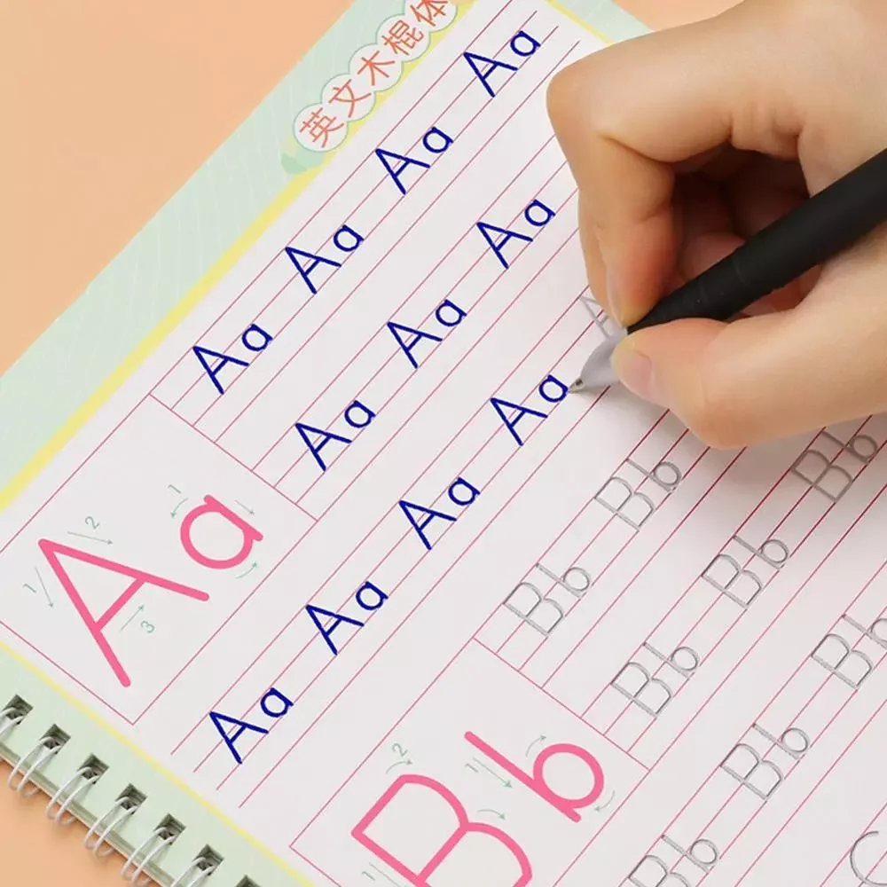 Groove copybook For Calligraphy Books For Kids Word Children's Book Handwriting Children writing Learning English Practice Book
Groove copybook For Calligraphy Books For Kids Word Children's Book Handwriting Children writing Learning English Practice Book