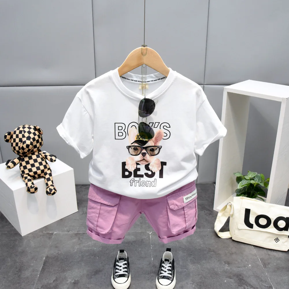 Baby Boy Clothes Set Summer Fashion Girls Suit Toddler T-Shirts + Shorts 2PCS/Set 2-7Year Children's Clothing Suits
Baby Boy Clothes Set Summer Fashion Girls Suit Toddler T-Shirts + Shorts 2PCS/Set 2-7Year Children's Clothing Suits