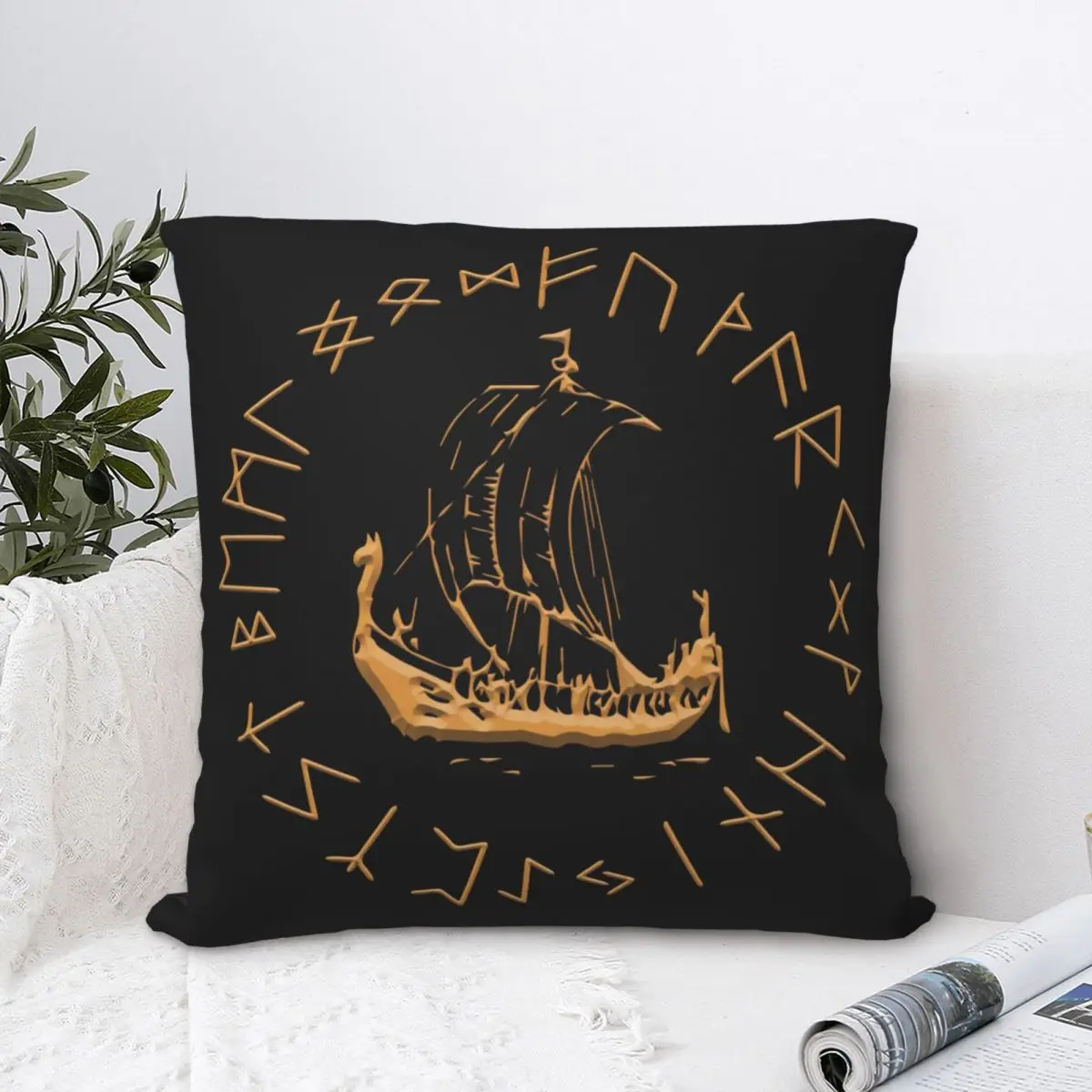Longship Norse Rune Wheel Pirate Pillowcase Vikings Ragnar TV Series Backpack Pillow For Home Throw Pillow Case Decor
Longship Norse Rune Wheel Pirate Pillowcase Vikings Ragnar TV Series Backpack Pillow For Home Throw Pillow Case Decor