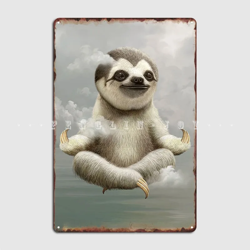 Sloth Meditate Metal Sign Garage Club Custom Mural Painting Wall Cave Tin Sign Posters
Sloth Meditate Metal Sign Garage Club Custom Mural Painting Wall Cave Tin Sign Posters