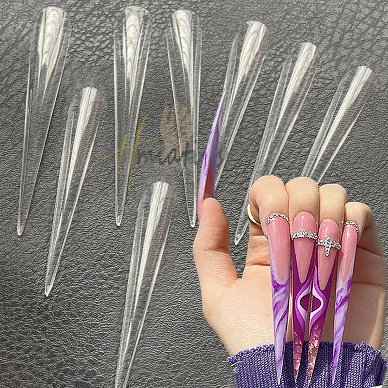 5Xl Extreme Long Stiletto Nails Full Cover Nails Artificial Acrylic False Nail Tips Press on Manicure Tool Accessories
5Xl Extreme Long Stiletto Nails Full Cover Nails Artificial Acrylic False Nail Tips Press on Manicure Tool Accessories