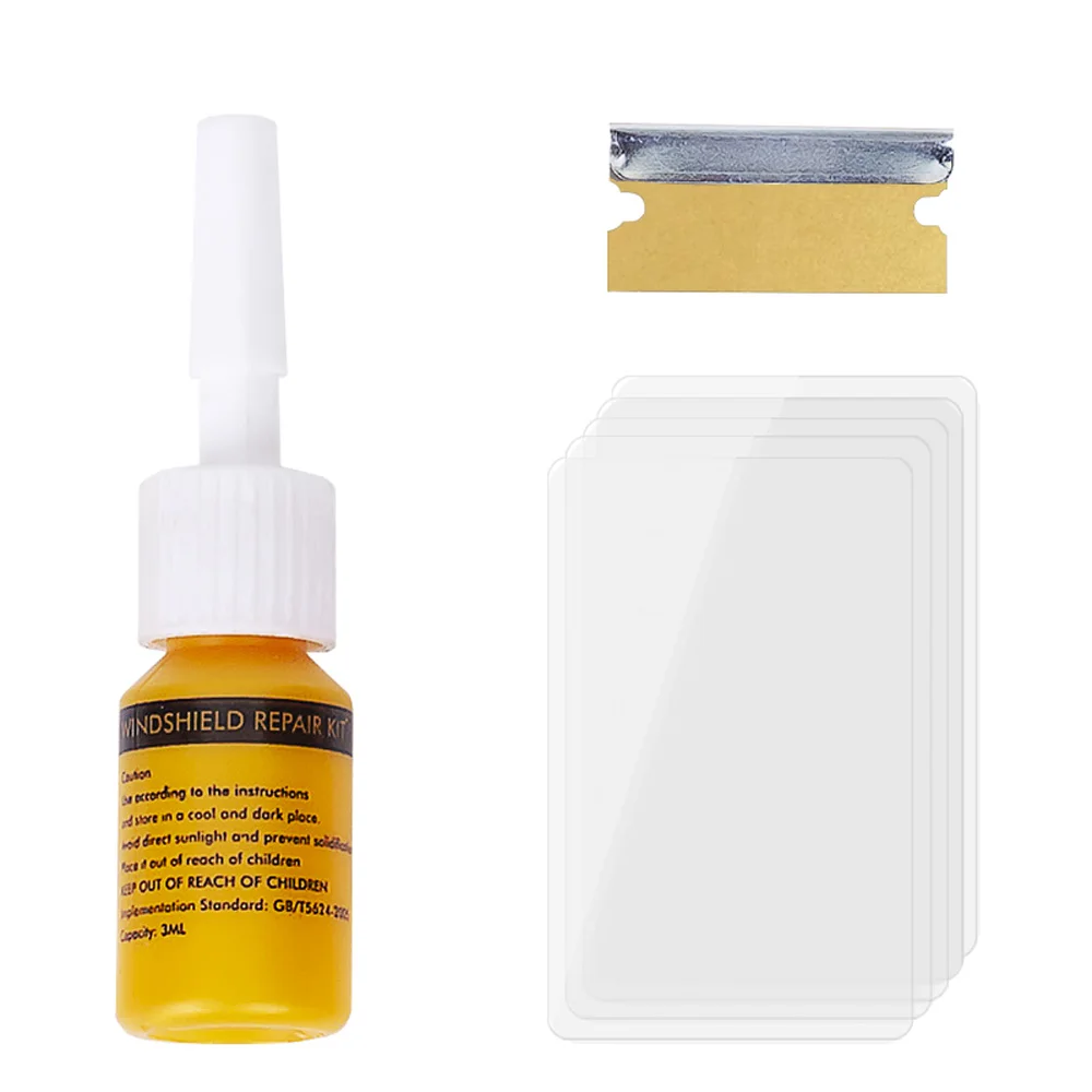 5pcs/set Car Vehicle Glass Scratches Repair Tool Kit Windshield Set DIY Casement Tool Liquid + Blade + Cured Film
5pcs/set Car Vehicle Glass Scratches Repair Tool Kit Windshield Set DIY Casement Tool Liquid + Blade + Cured Film