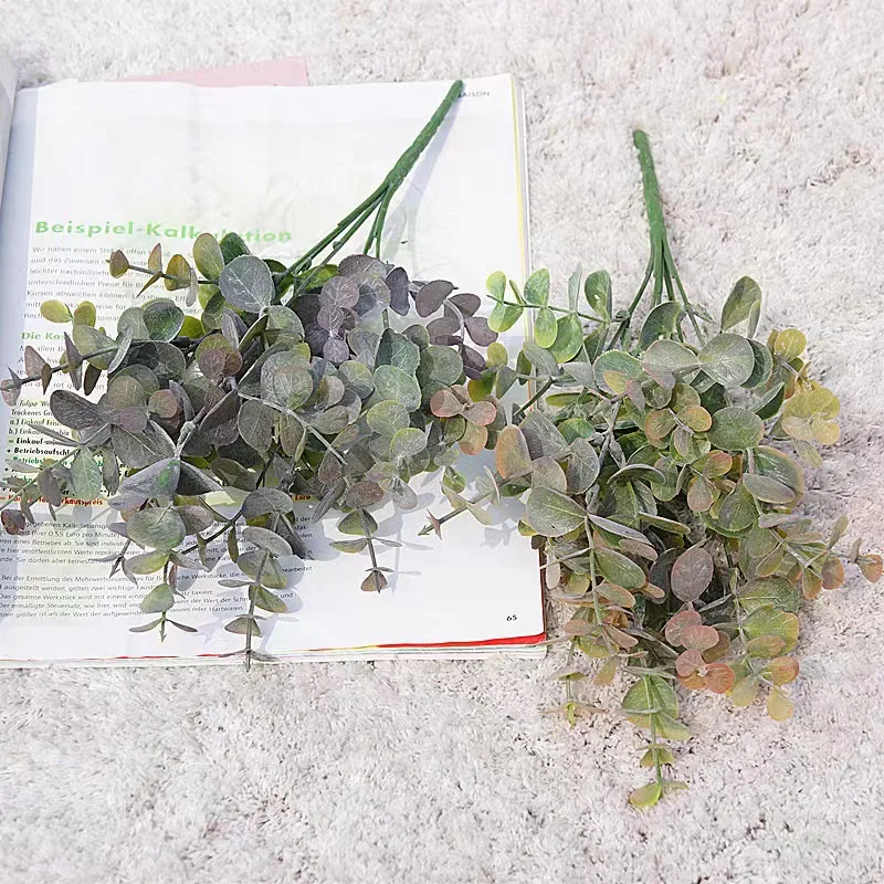 Artificial Eucalyptus Branch plastic flowers Green Leaves for DIY Garden Vase Home Wedding Decoration Faux plants Fake Flowers
Artificial Eucalyptus Branch plastic flowers Green Leaves for DIY Garden Vase Home Wedding Decoration Faux plants Fake Flowers