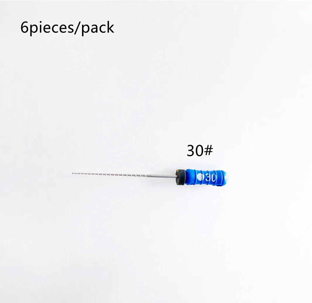 6~120pieces Dental Root Canal File 30# Ready Stainless Steel Twisted Files Endo Handfiles
6~120pieces Dental Root Canal File 30# Ready Stainless Steel Twisted Files Endo Handfiles