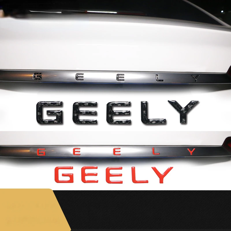 Trunk Letter Auto Logos Tailgate Decal Stickers For Geely Tugella Coolray Atlas Pro Azkarra 2019-2022 Automobile Accessories
Trunk Letter Auto Logos Tailgate Decal Stickers For Geely Tugella Coolray Atlas Pro Azkarra 2019-2022 Automobile Accessories