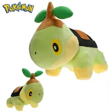 Pokémon 28cm Turtwig Plush Doll Soft Grass Seedling Turtle Animal Stuffed Toys Xmas Gift Birthday for Kids Child Kawaii Pillows