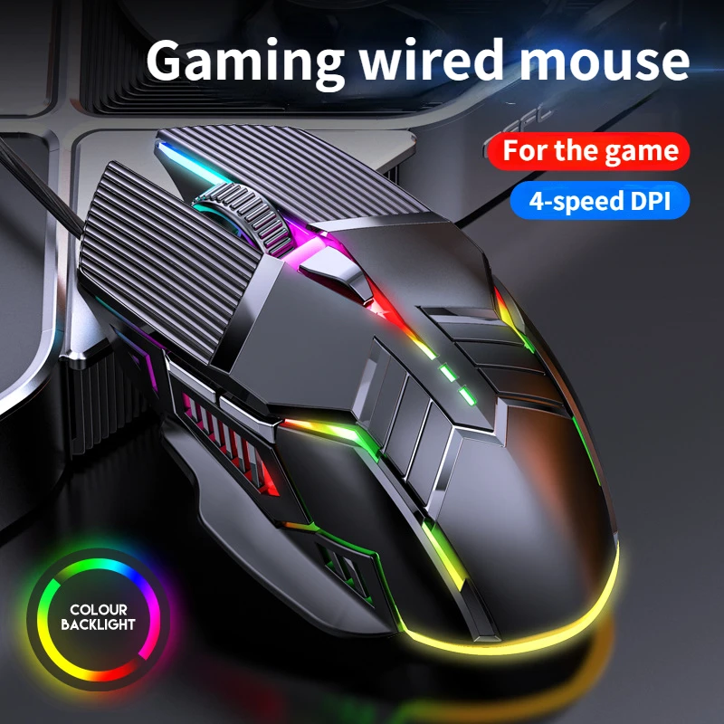 Ergonomic Wired Gaming Mouse USB Computer Mouse Gaming RGB Mause Gamer Mouse 6 Button 3200DPI LED Silent Mice for PC Laptop
Ergonomic Wired Gaming Mouse USB Computer Mouse Gaming RGB Mause Gamer Mouse 6 Button 3200DPI LED Silent Mice for PC Laptop