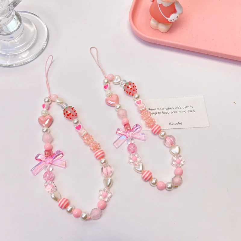 Bow Beaded Mobile Phone Charm Strap Chain Lanyard Women Girl Jewelry Butterfly Phone Holder Beads Pendant Decoration
Bow Beaded Mobile Phone Charm Strap Chain Lanyard Women Girl Jewelry Butterfly Phone Holder Beads Pendant Decoration