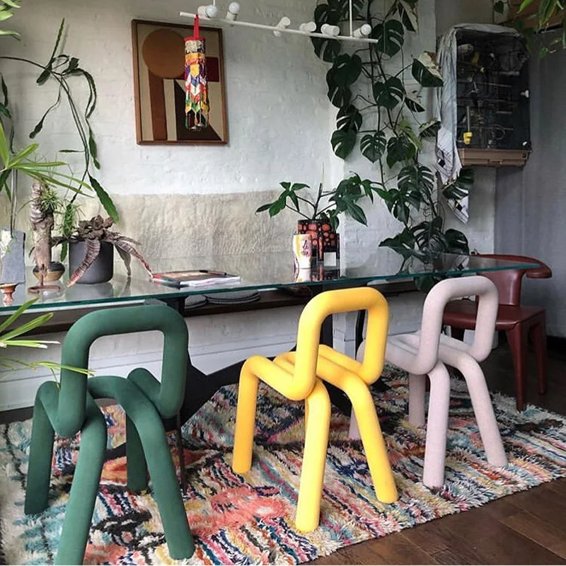 Nordic Household Fabric Special-shaped Chair Celebrity Creative Backrest Chair Cafe Elbow Special-shaped Dining Chair
Nordic Household Fabric Special-shaped Chair Celebrity Creative Backrest Chair Cafe Elbow Special-shaped Dining Chair