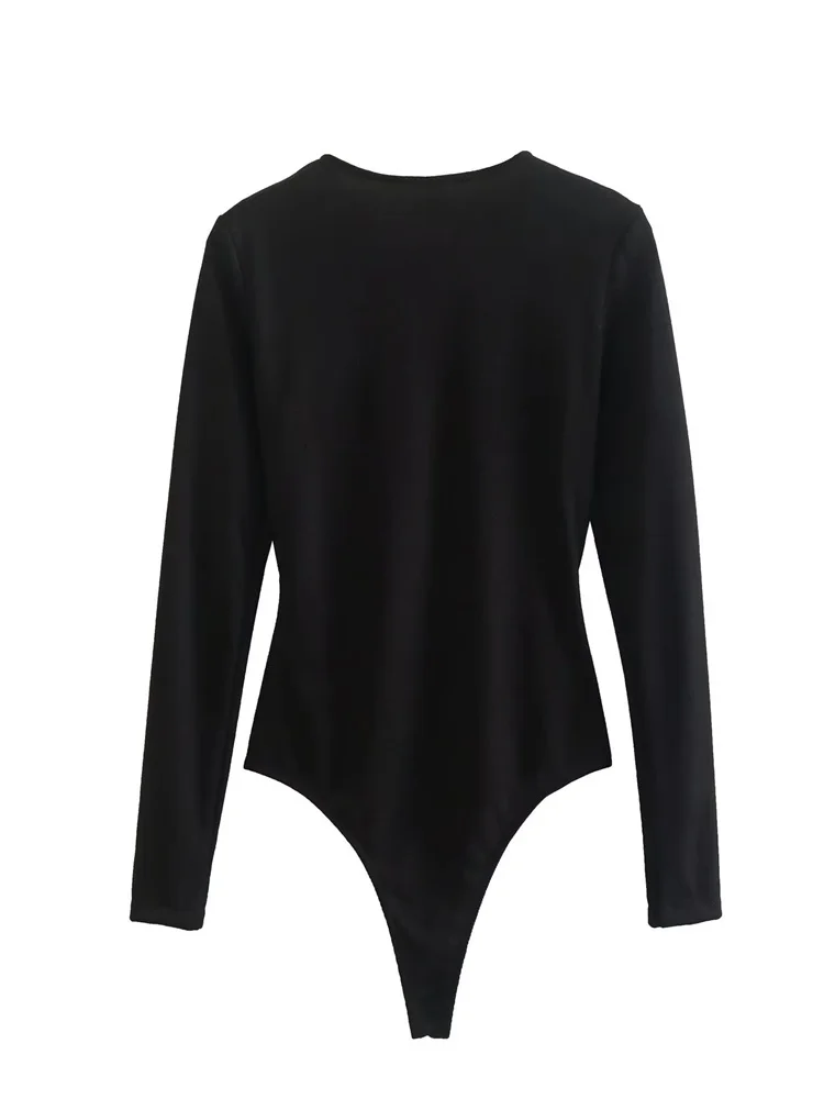 MESTTRAF 2022 French Design Sexy Women Fashion Black Fitted Bodysuit Vintage Long Sleeve Round Collar Female Playsuits
MESTTRAF 2022 French Design Sexy Women Fashion Black Fitted Bodysuit Vintage Long Sleeve Round Collar Female Playsuits