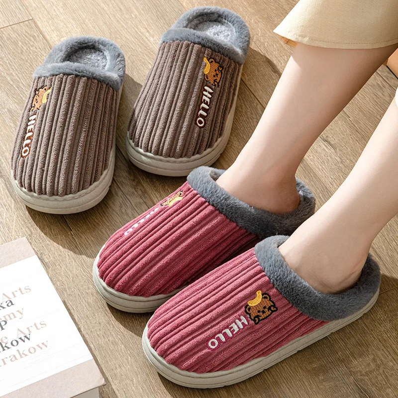 Мужские зимние тапочки, женская обувь для дома из натурального хлопка, удобные плюшевые плоские сланцы, Нескользящие зимние теплые туфли для спальни
Мужские зимние тапочки, женская обувь для дома из натурального хлопка, удобные плюшевые плоские сланцы, Нескользящие зимние теплые туфли для спальни