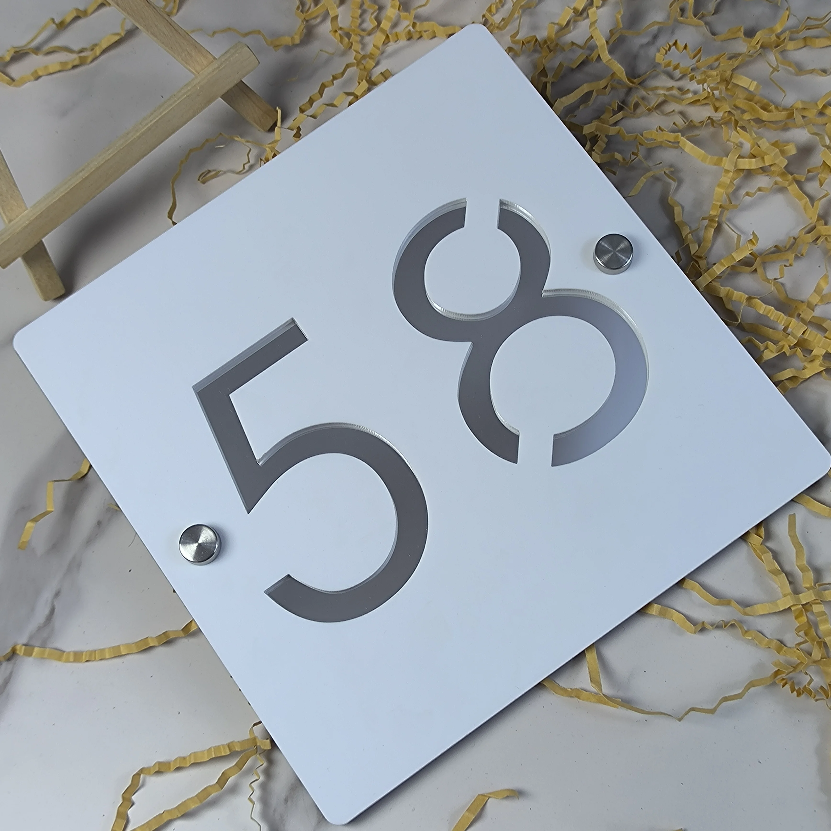 Персонализированная лазерная резка, акриловый современный шрифт, номер дома, уличный знак, адрес, имя, табличка, 3D дверная табличка, черная, серебряная пластина
Персонализированная лазерная резка, акриловый современный шрифт, номер дома, уличный знак, адрес, имя, табличка, 3D дверная табличка, черная, серебряная пластина