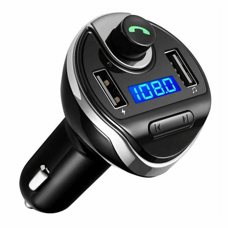 Car Handsfree Wireless Bluetooth V3.0 + EDR Kit FM Transmitter Car MP3 Radio Adapter 2 USB Charger FM Modulator Car Accessories
Car Handsfree Wireless Bluetooth V3.0 + EDR Kit FM Transmitter Car MP3 Radio Adapter 2 USB Charger FM Modulator Car Accessories